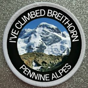 3 inch Breithorn Pennine Alpes patch badge
