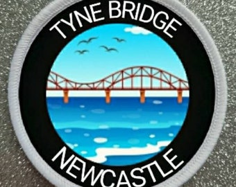 3 inch Tyne Bridge Newcastle patch badge