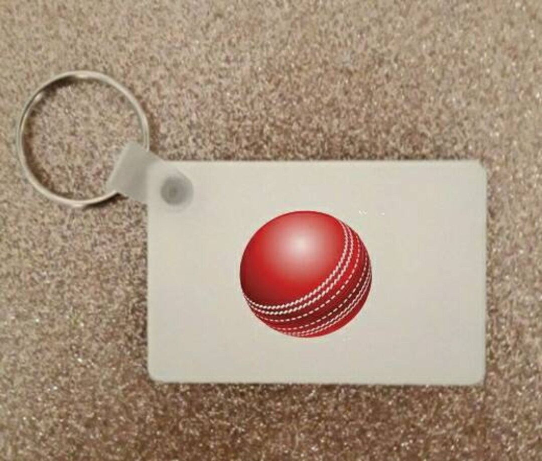 2.5 Cricket Ball Keyring Keychain
