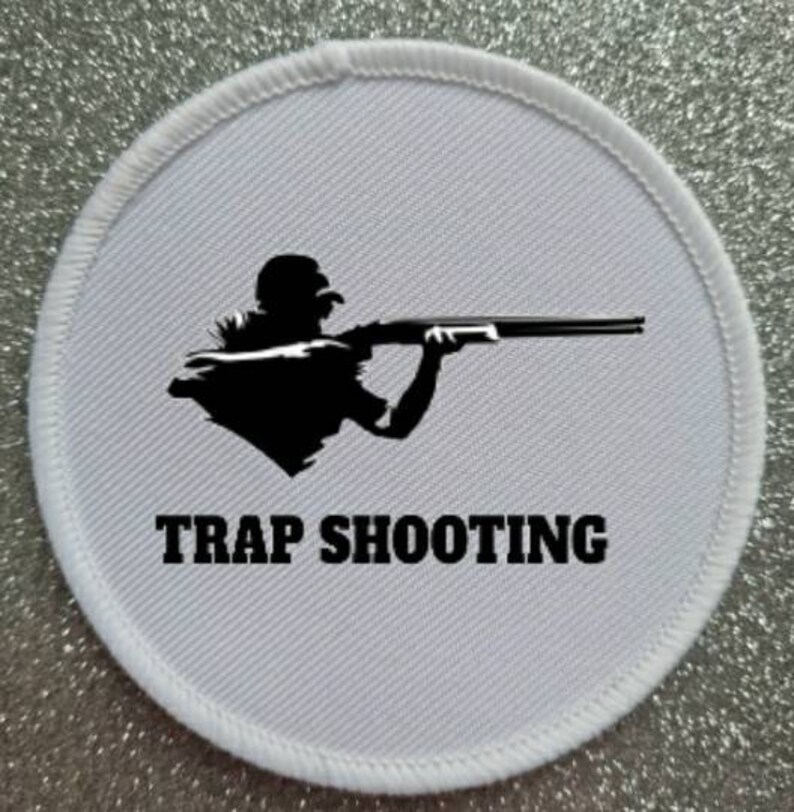 3 Inch Trap Shooting Patch Badge Etsy