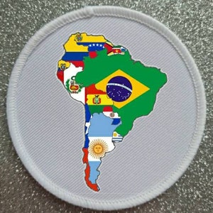 Insigne d&#39;Amérique du Sud de 3 pouces -