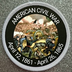 3 inch The American Civil War patch badge