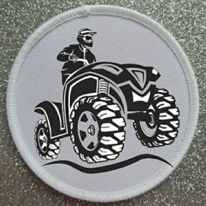 3 inch Quad Bike patch badge
