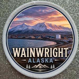 Insigne Wainwright Alaska USA, 3 pouces