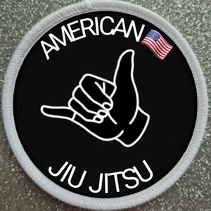3 inch American Jiu Jitsu USA BJJ Patch Badge