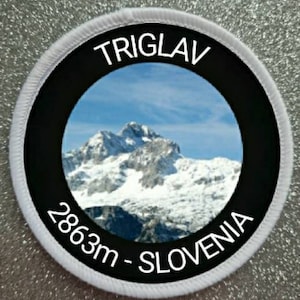 3 inch Triglav Slovenia patch badge