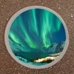 3 inch The Northern Lights Sublimation patch badge