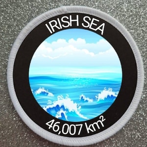 3 inch Irish Sea patch badge