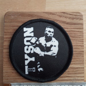 Black and White Boxing Boxer 3 inch (Badge) patch