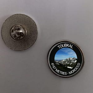2.4cm Toubkal Morocco Pin Badge