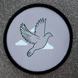3 Inch Dove Peace patch badge