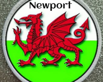3 Inch Newport Wales Patch Badge