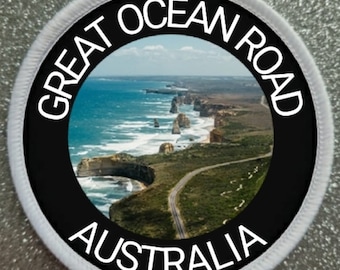 3 inch Great Ocean Road Australia patch badge