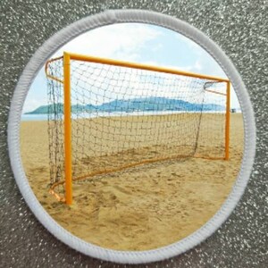 3 inch Beach Football Soccer patch badge