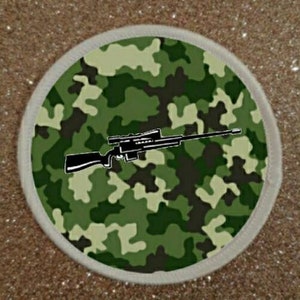 Sniper Camo Style 3 inch Patch Badge