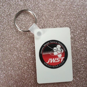 2.5 Inch Telescope Space Mission Key Ring Keyring Keychain
