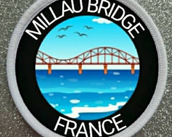 3 inch Millau Bridge France patch badge