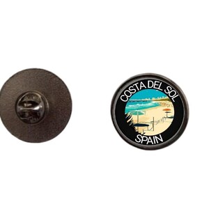 2.4cm Costa Del Sol Spain Pin Badge
