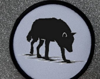 3 Inch Wolf Patch Badge