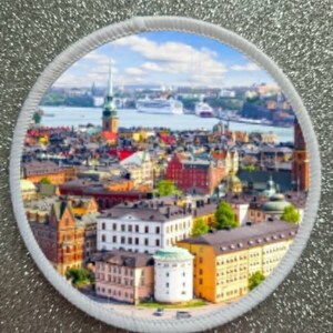 3 Inch Stockholm Sweden patch badge