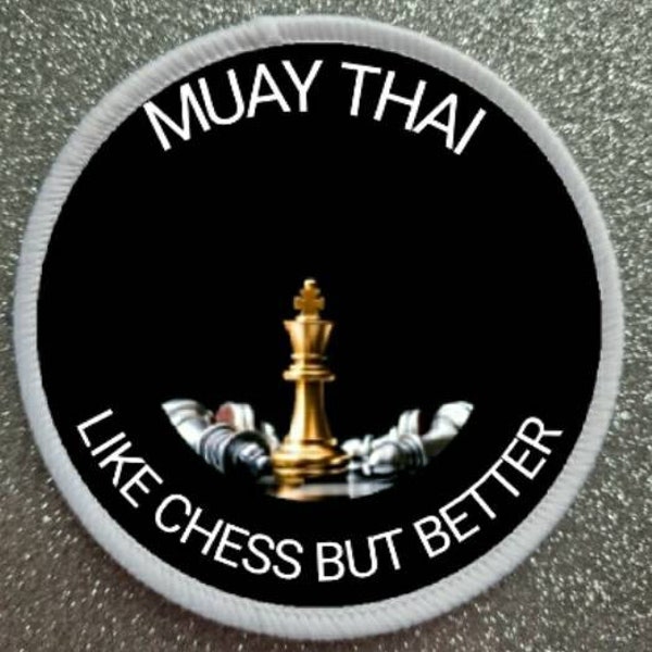 3 Inch Muay Thai sublimation patch badge.