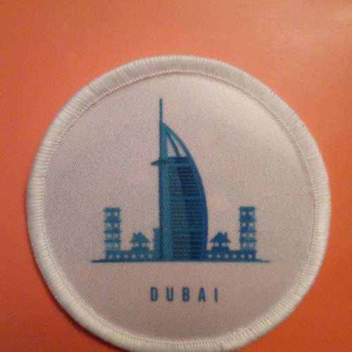 Dubai Travel Patch Embroidered Iron on Sew on Badge Souvenir Etsy
