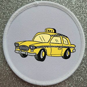 3 Inch New York Yellow Taxi Sublimation Patch Badge
