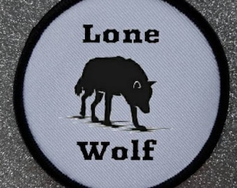 3-Zoll-Lone Wolf Patch-Abzeichen