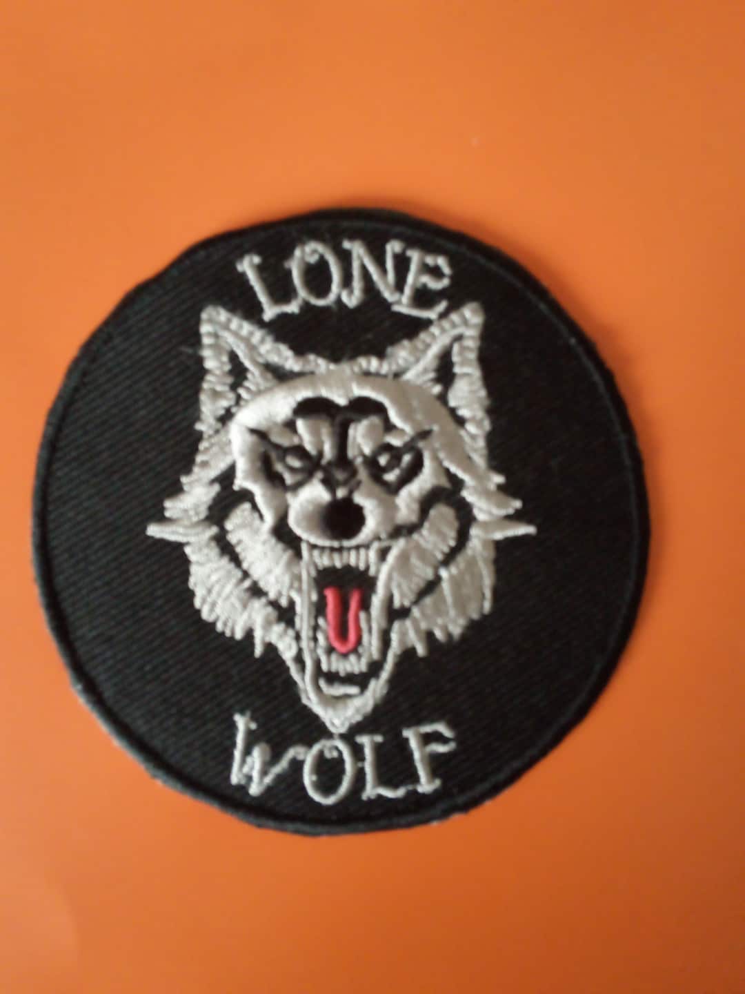 Lone Wolf 8cm Biker Rider Patch Badge Harley - Etsy