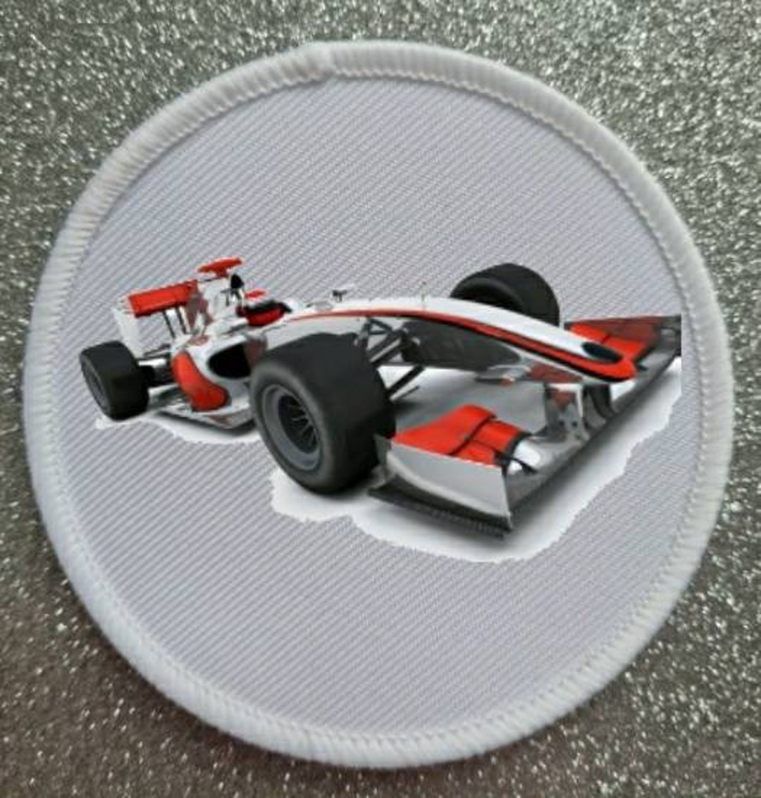 Racing Car 3 Inch Patch Badge - Etsy