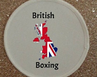 3 Zoll British Boxing Patch Anstecker