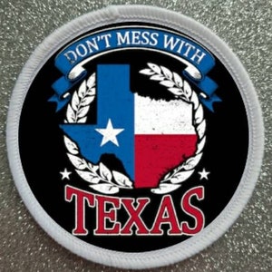 3 inch Texas America Patch Badge