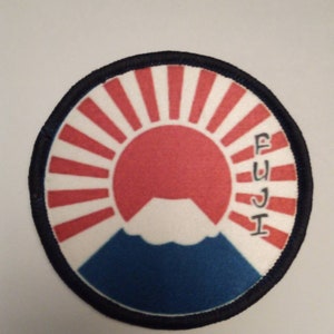 Insignia de parche de 3 pulgadas Mount Fuji Japan