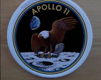 3 pouces Apollo 11 Mission Fer ou Coudre sur patch Badge