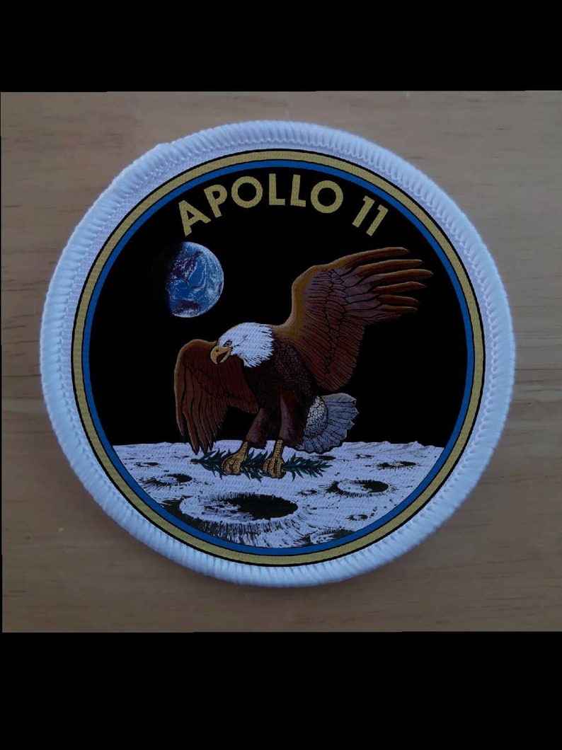 3 Inch Apollo 11 Mission Iron or Sew on Patch Badge - Etsy