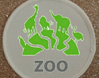 3 inch Zoo Patch Badge