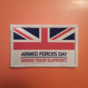 British Armed Forces Support 8cm Patch Badge