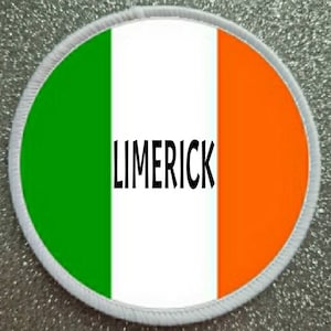 3 Inch Limerick Ireland Patch Badge