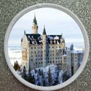 3 inch Neuschwanstein Castle Germany patch badge