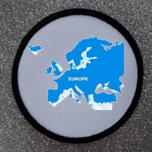 3 Inch Europe Patch Badge