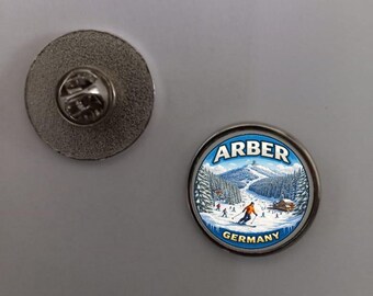 2.4cm Arber Germany Ski Skiing Resort Pin Badge