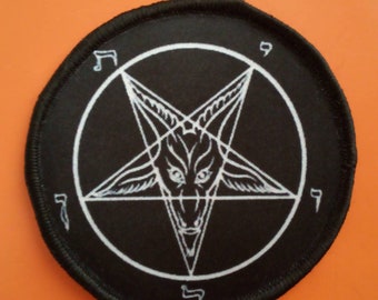 The Church of Satan Satanic Church Club 8cm Patch Badge