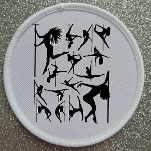 Pole Dancer 3 inch Patch Badge