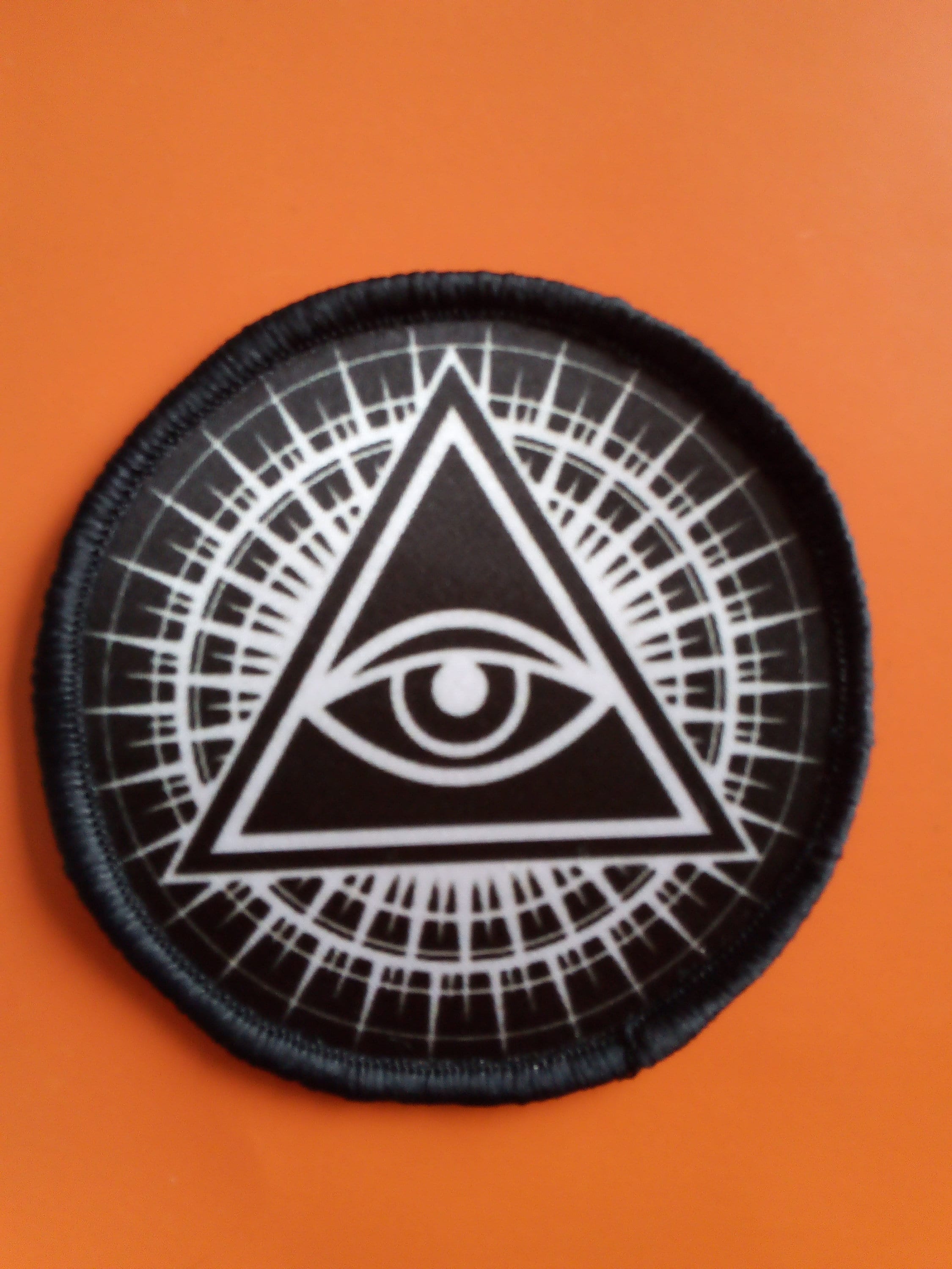 Illuminati Eye Style 8cm Patch Badge