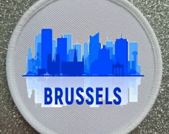 3 inch Brussels Belgium patch badge