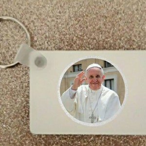 2.5&quot; Pope Francis Key Ring Keyring Keychain