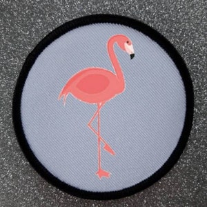 3 Inch Flamingo patch badge