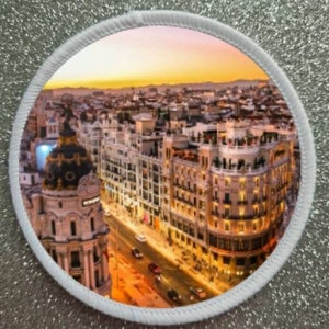 3 Inch Madrid Spain patch badge