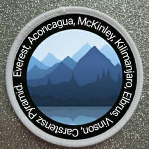 3 inch 7 Summits patch badge