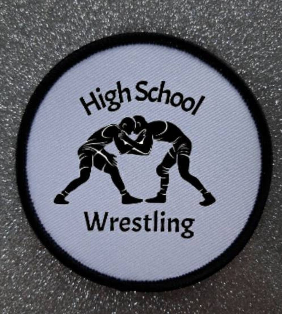 3 Inch High School Wrestling Patch Badge Etsy